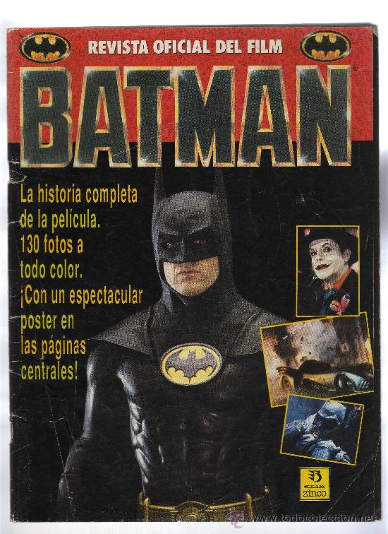 Revista oficial de Batman la película
